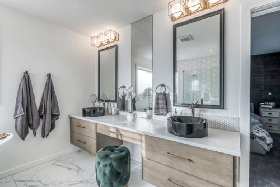 Contemporary Brass Bath