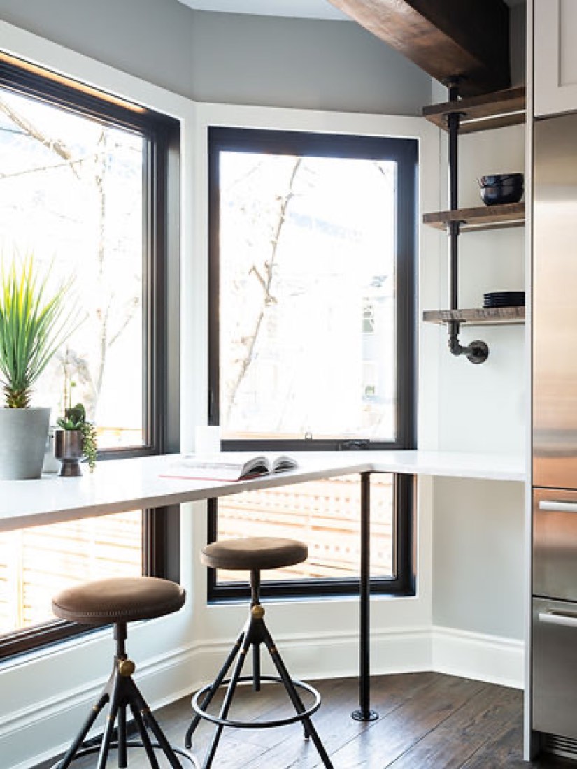 A vertical kitchen detail.