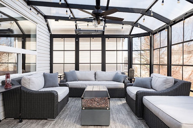 A home addition built by Dependable Renovations
