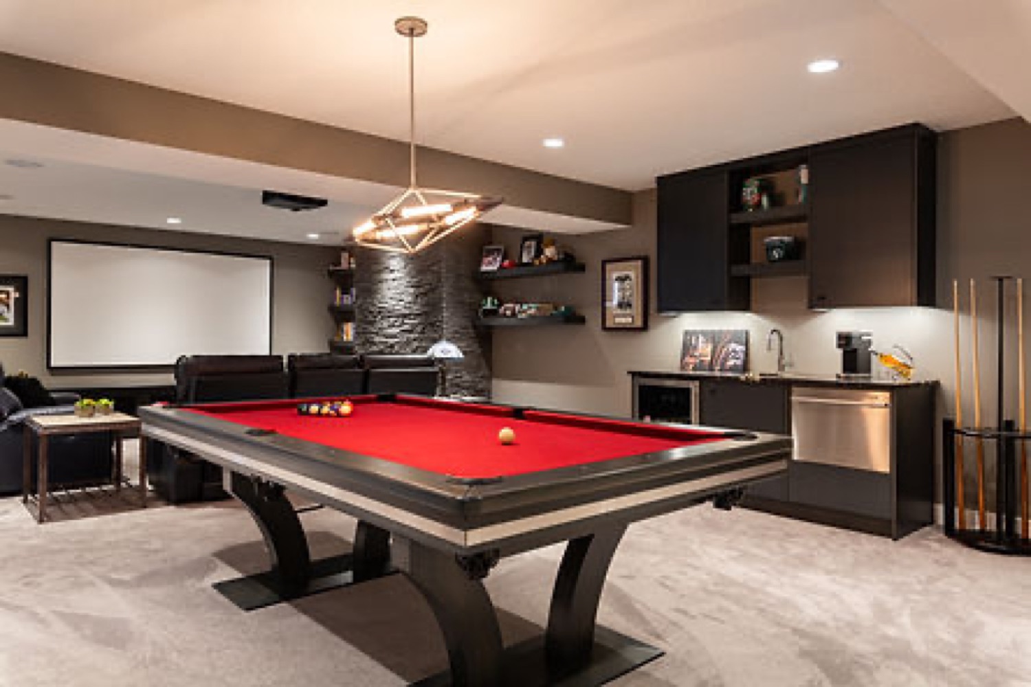 Basement Developments renovation by Dependable Renovations